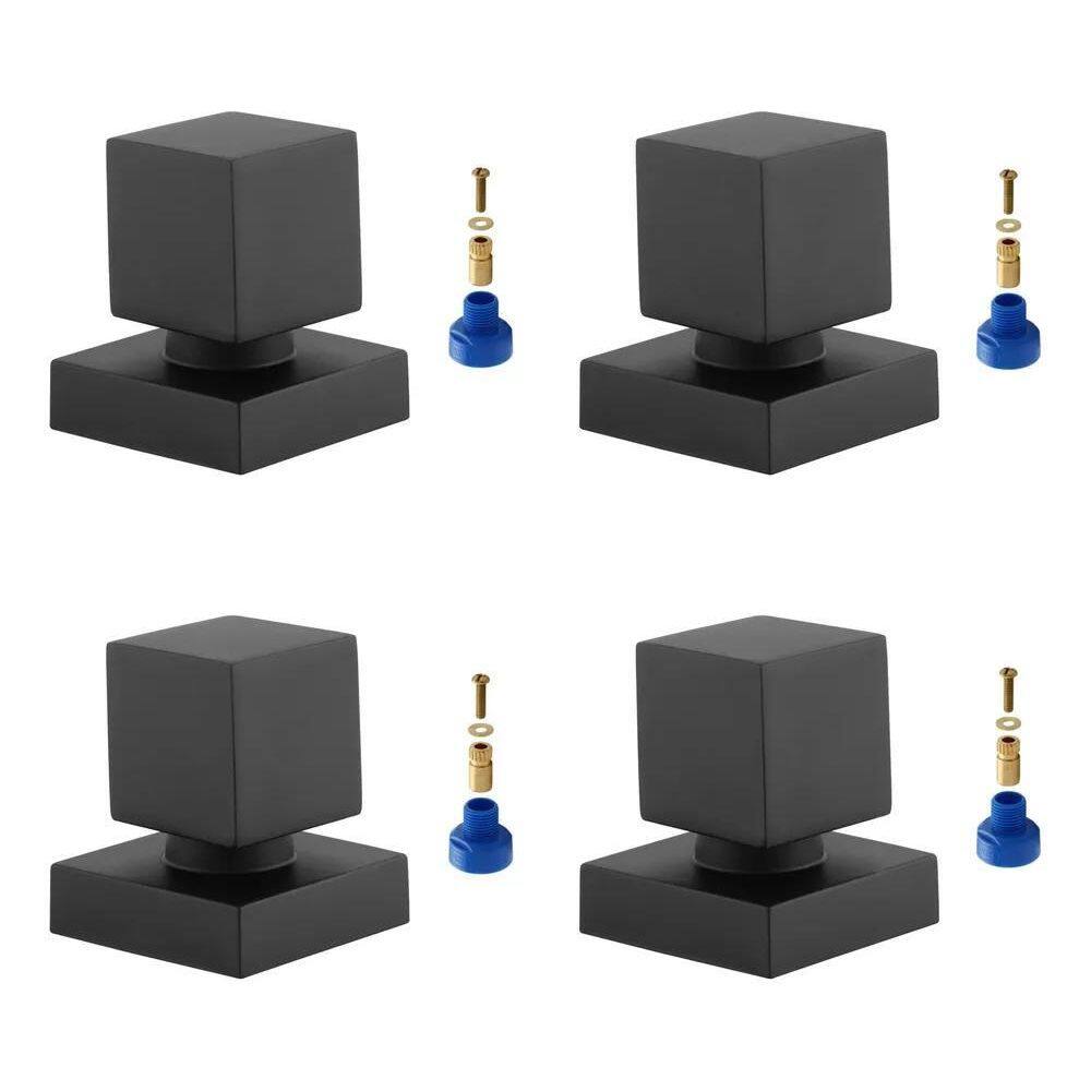 3X 4 Acabamento Registro Quadrado 1/2-3/4+Adaptador Docol Pr