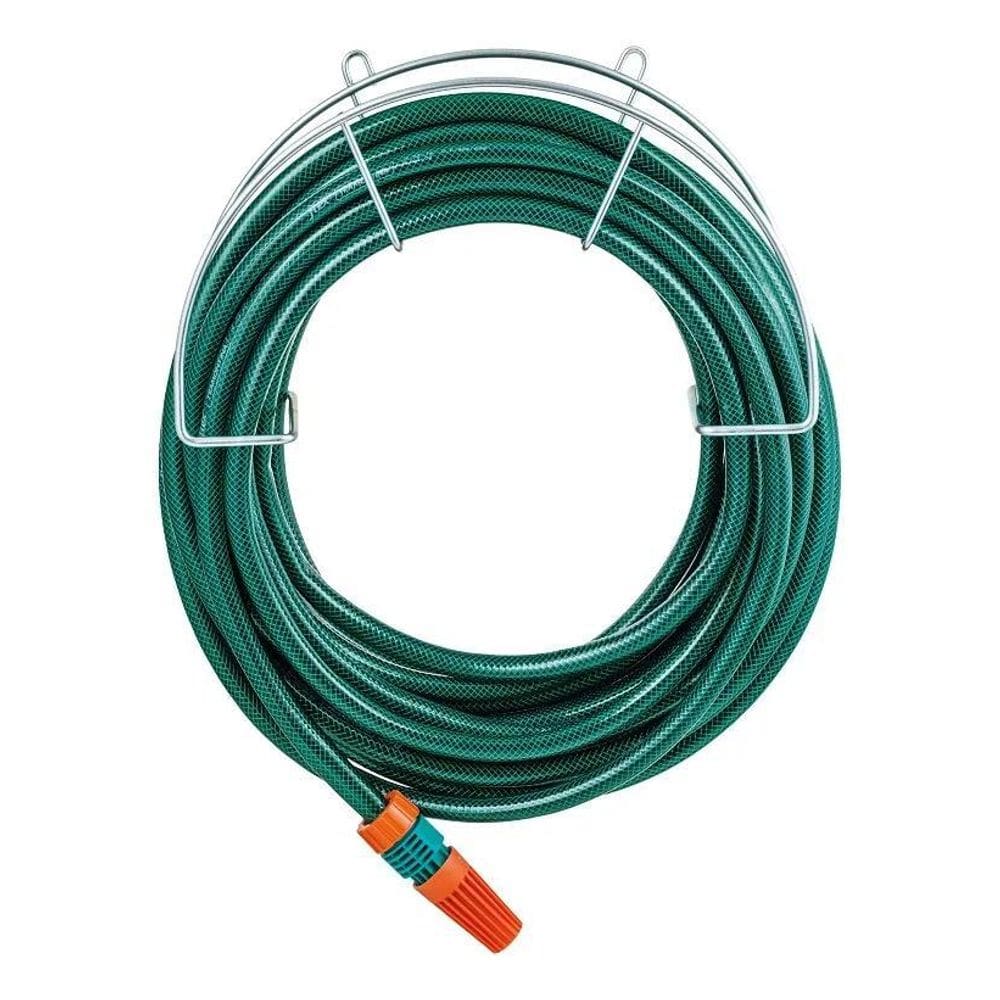 Suporte De Parede Para Mangueira Aço Até 30M Jardim Garagem