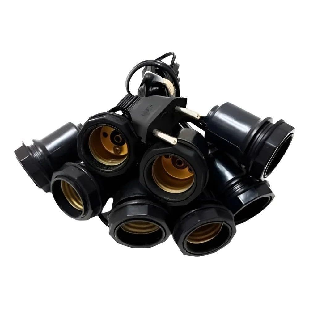 Kit Fiação Instalação Penteadeira Camarim Para 07 Soquetes