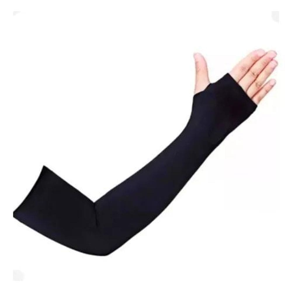 3X Proteção Solar Slim Manguito Motoqueiro Ciclista Luva Mg0
