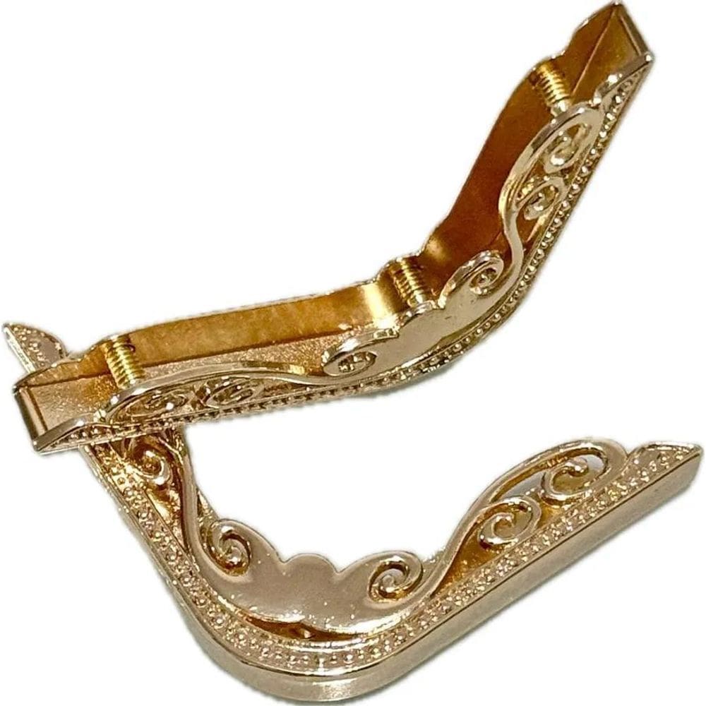 3X Cantoneira De Metal Para Bolsa Kit Com 4 - Dourado