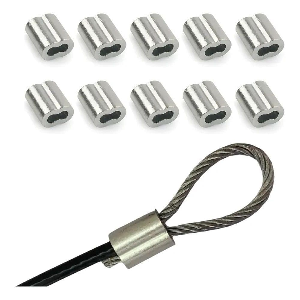 Nicopress Kit Com 50 Un Prensa Cabos De Aço 1/8 3,2Mm