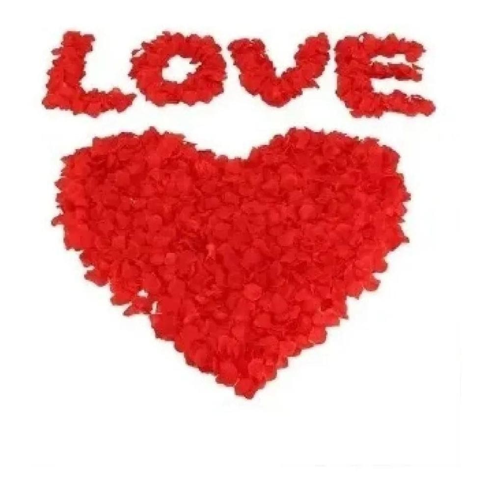 Kit 500 Pétalas De Rosas Artificiais Na Cor Vermelha