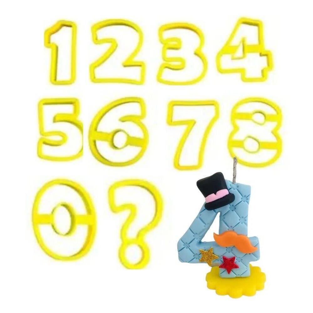 Kit Cortador De Números Para Velas De Biscuit - Premium