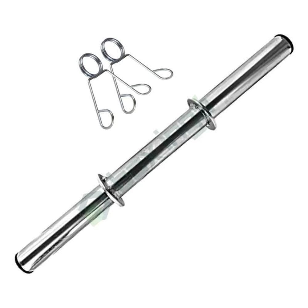 Barra Para Halteres Oca Com Presilhas 40Cm