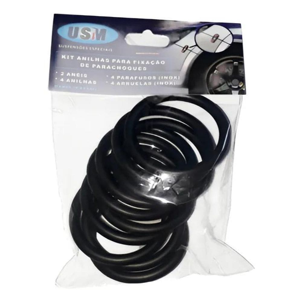 O`Ring Borracha Anilha 10 Peças Reposição Quick Release