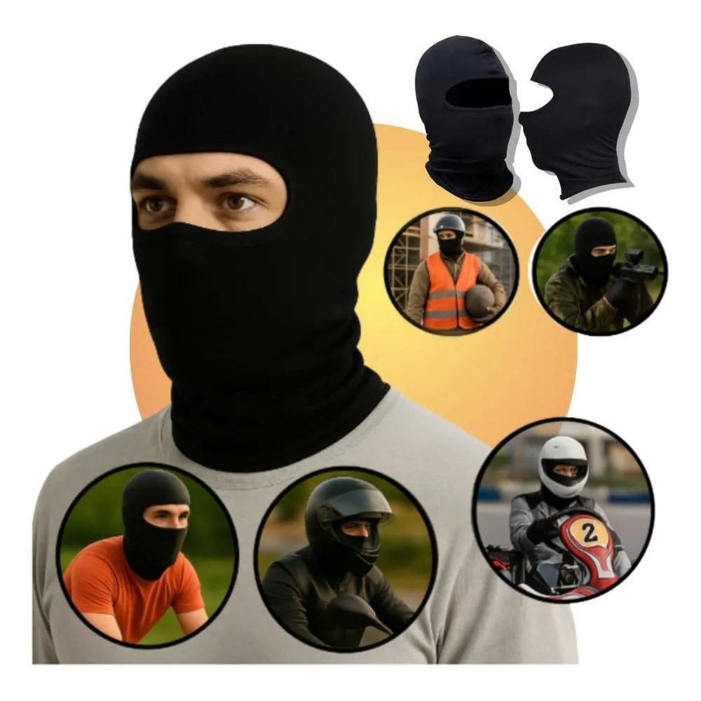 Kit 2 Touca Ninja Balaclava Toca Moto Motoqueiro Motoboy