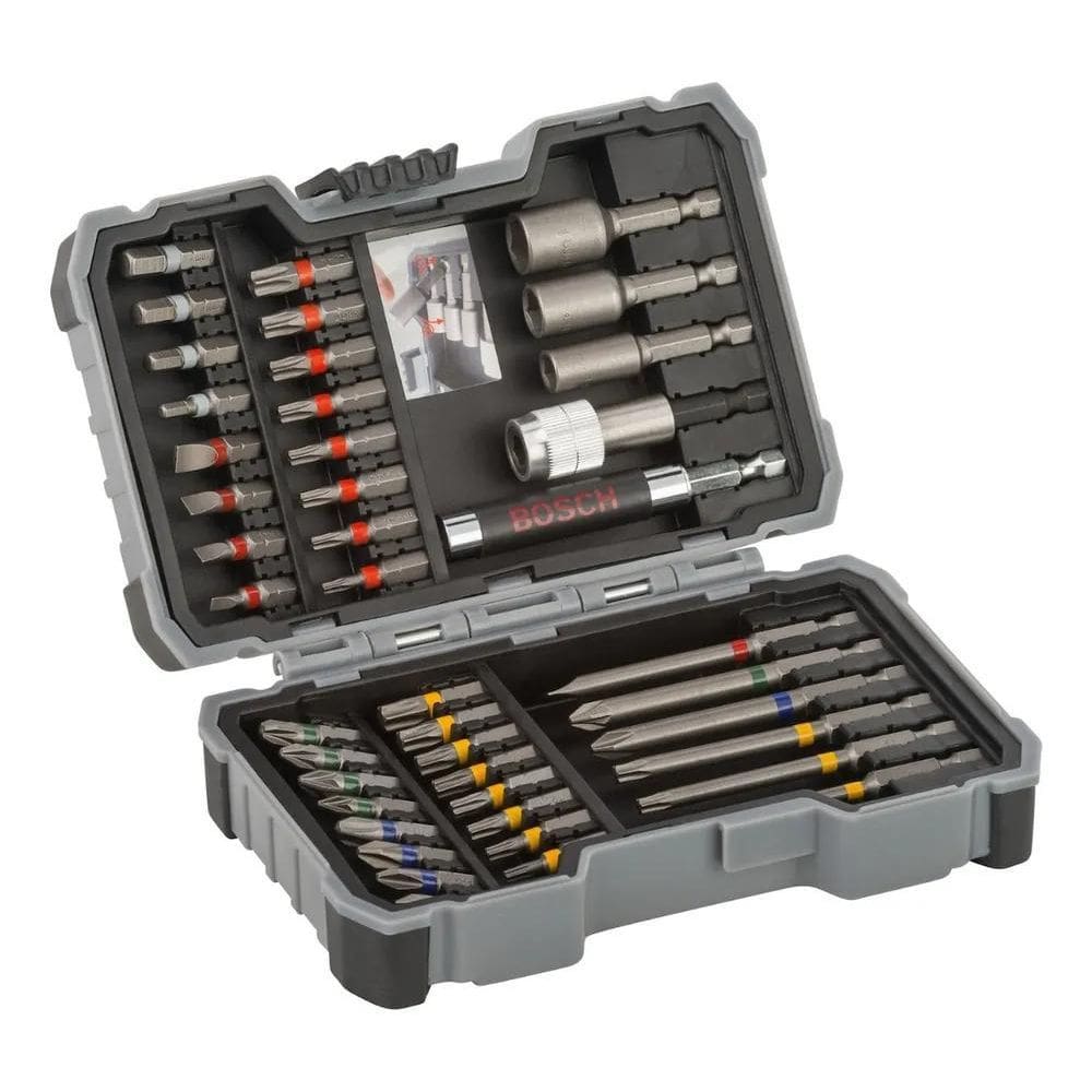 Kit Jogo De Pontas Bits Para Parafusadeira 43 Peças Bosch
