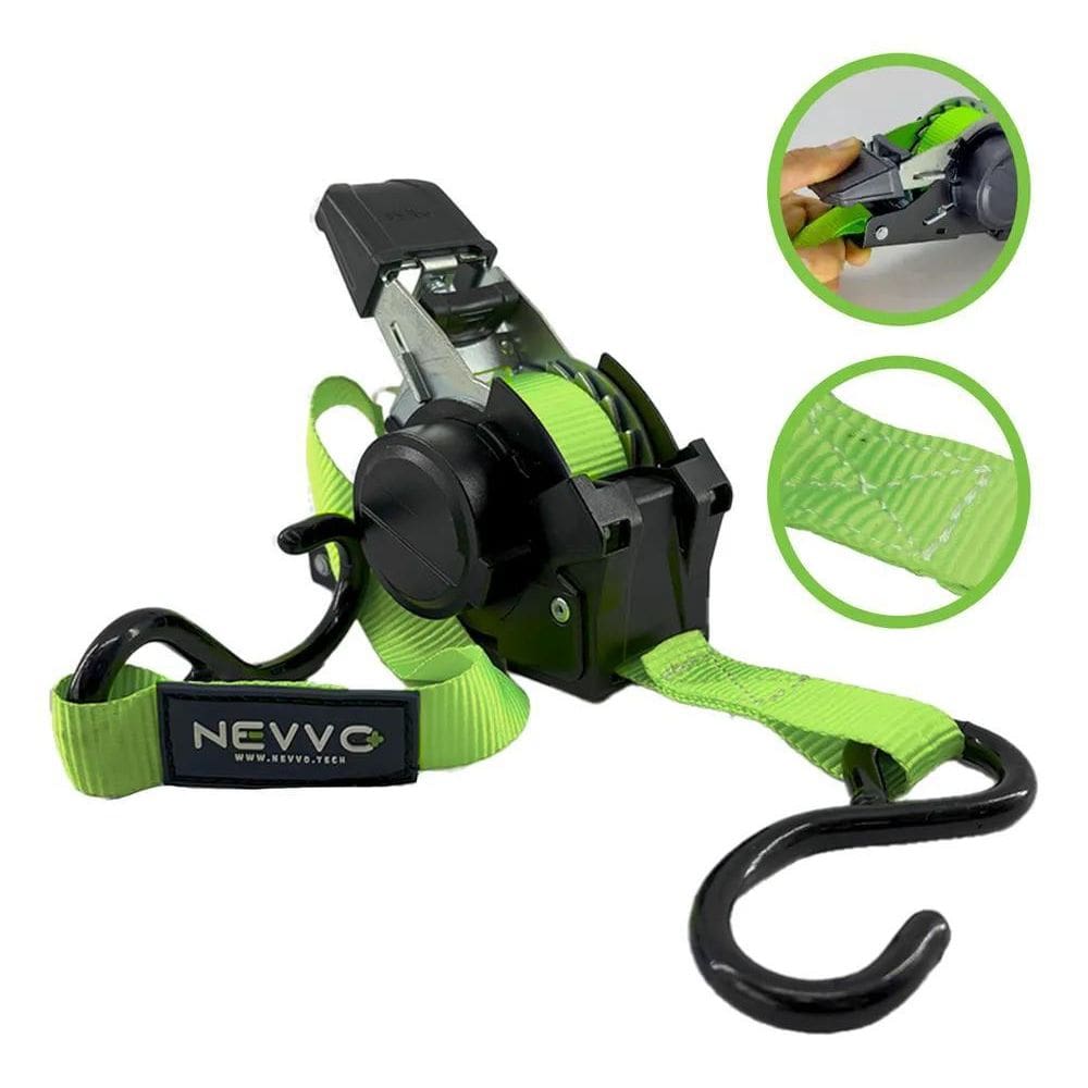 Cinta Para Carga Catraca Automatica Retrátil 680Kg Nevvo Cor