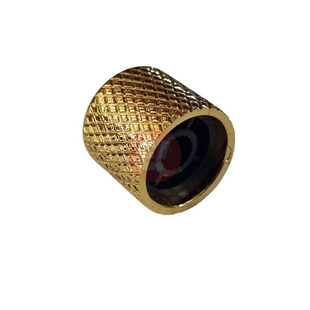 Knob Baixo Metal Curvo Sem Parafuso Dourado Unidade