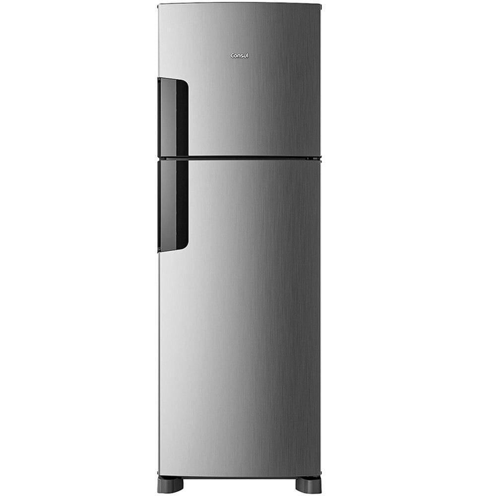 Geladeira Consul Frost Free Duplex Inverter CRM44MK, 377L, Inox- 220V