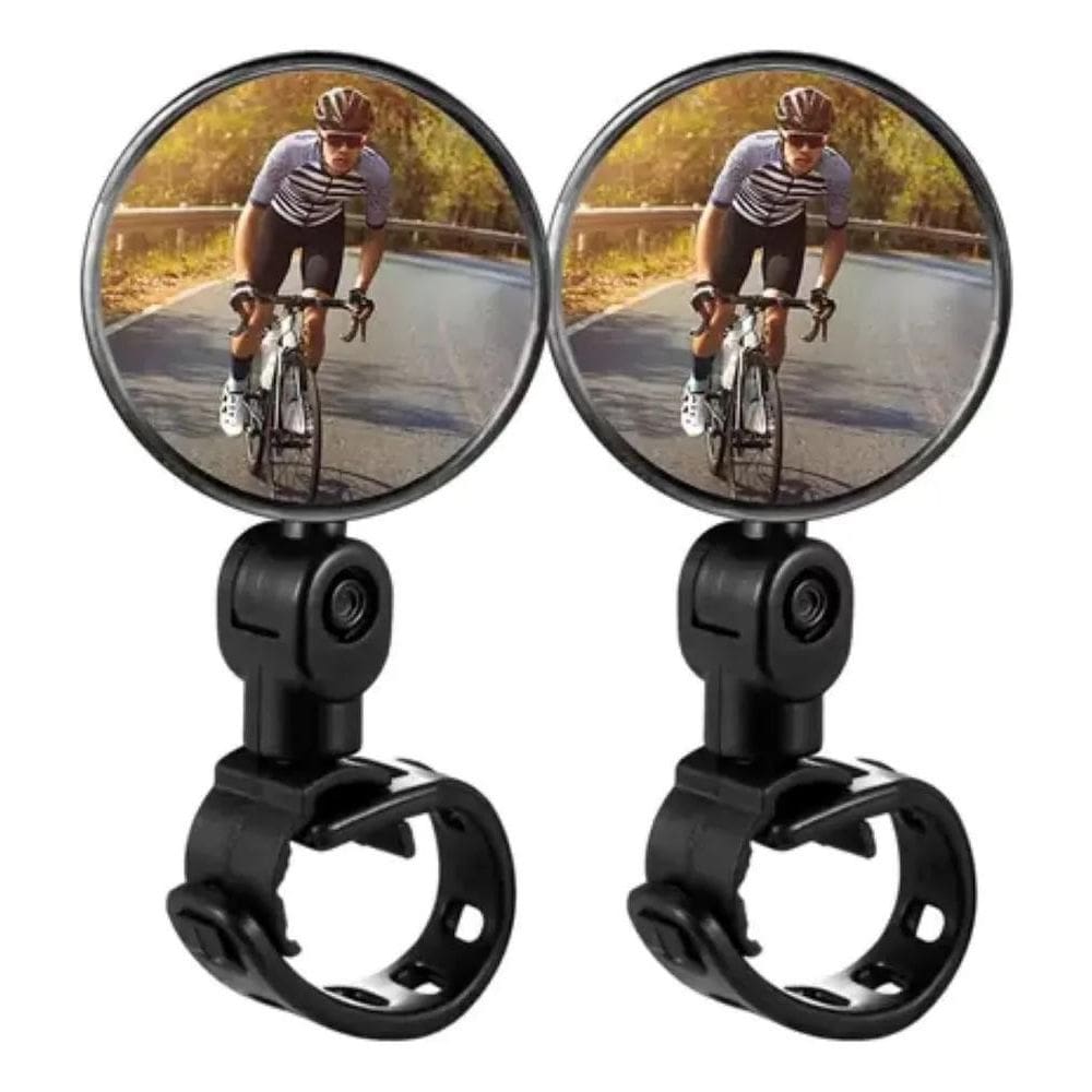 Kit 2 Espelho Retrovisor De Bicicleta Universal Ciclismo Par