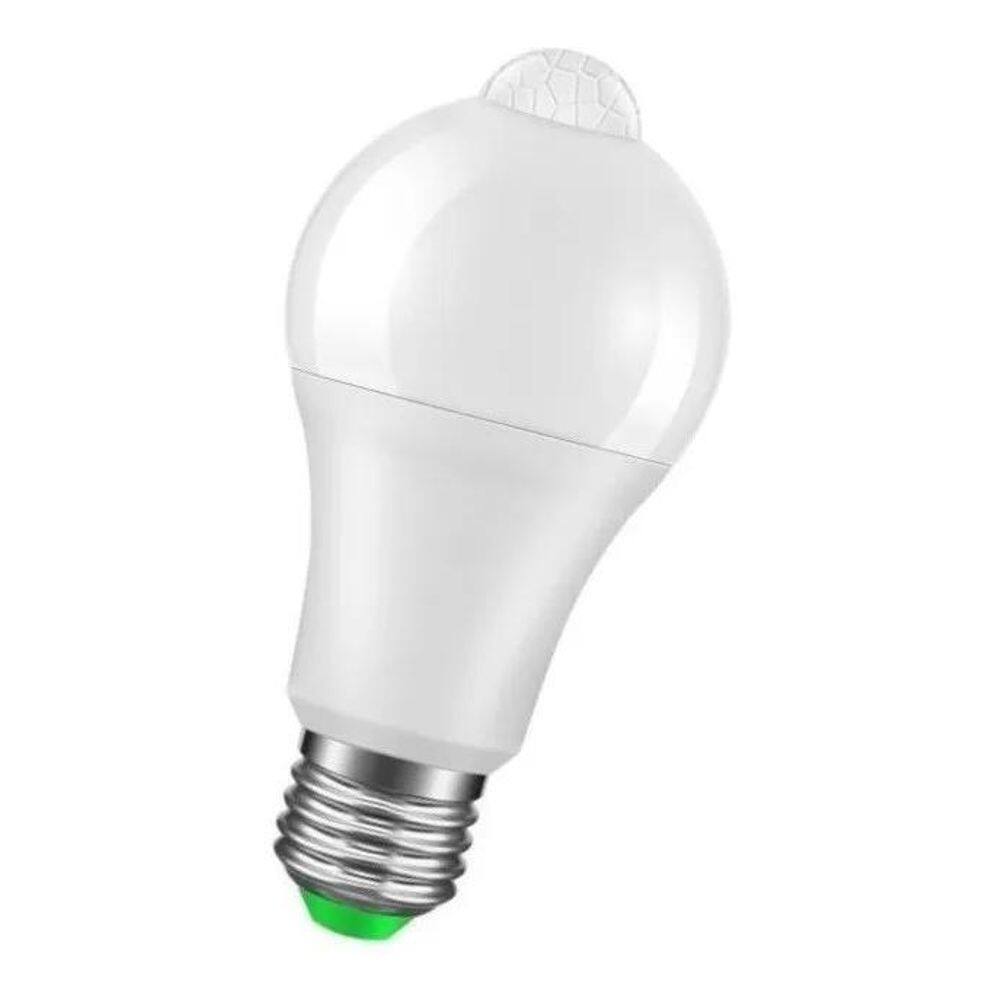 Lâmpada De Led 12W Com Sensor De Movimento Branco Frio