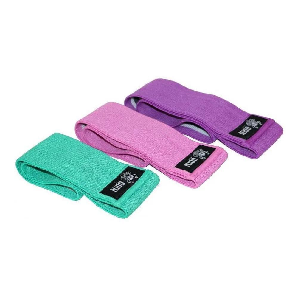 Kit 3 Faixas Elásticas De Exercício Hip Band Odin Fit