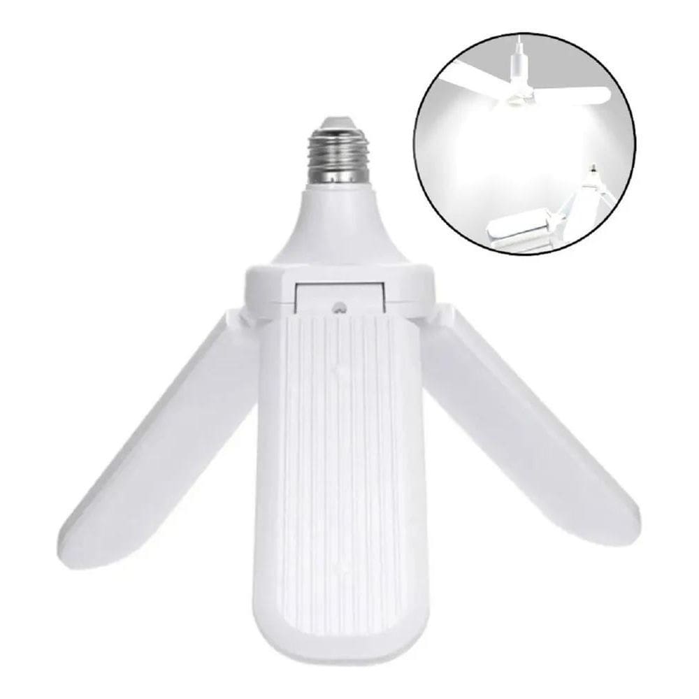 Lâmpada Tripla Led Multifuncional Potente Tipo Pétala Bra Co