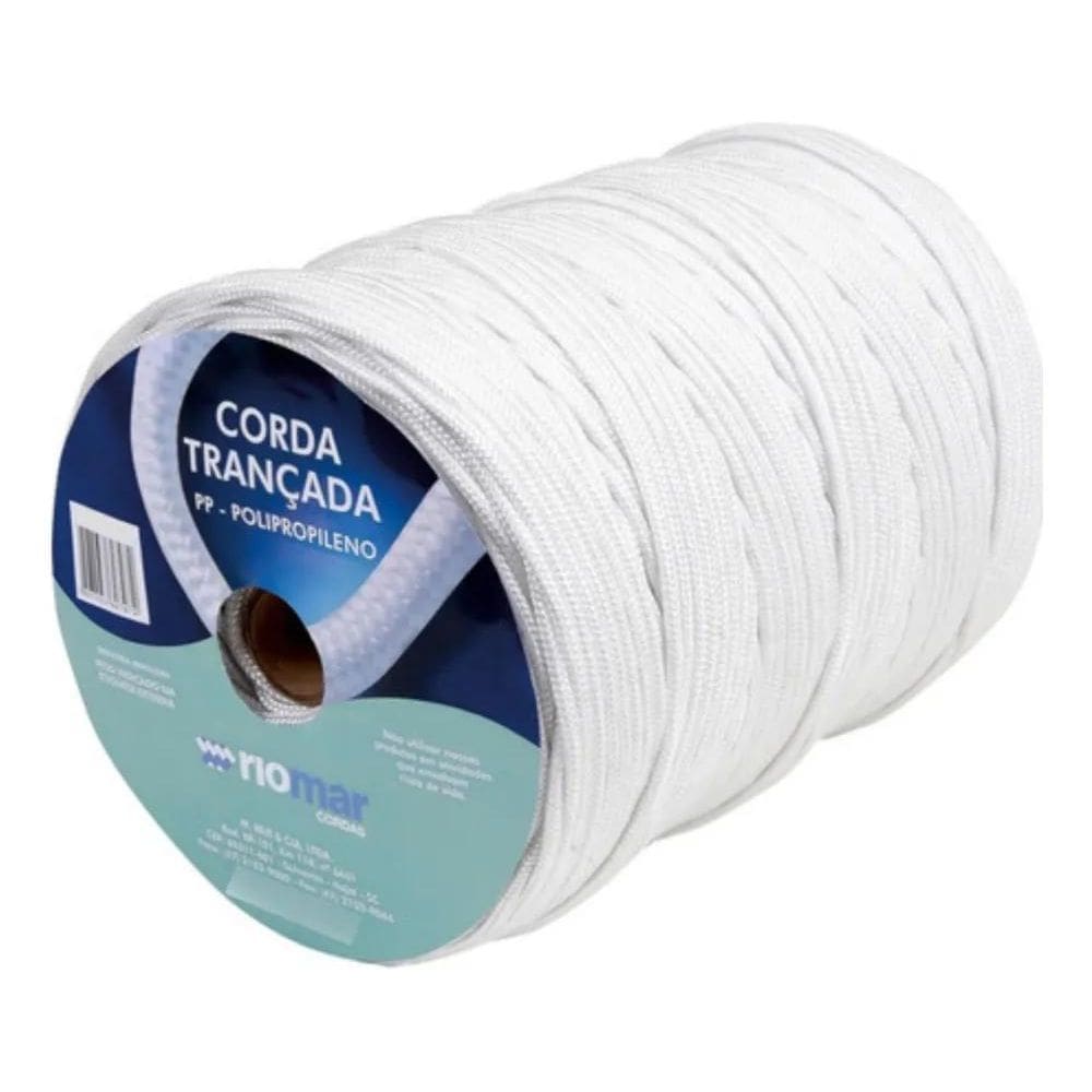 Corda Pp Seda Trançada 3Mm Amarração Rolo 277M Resistente