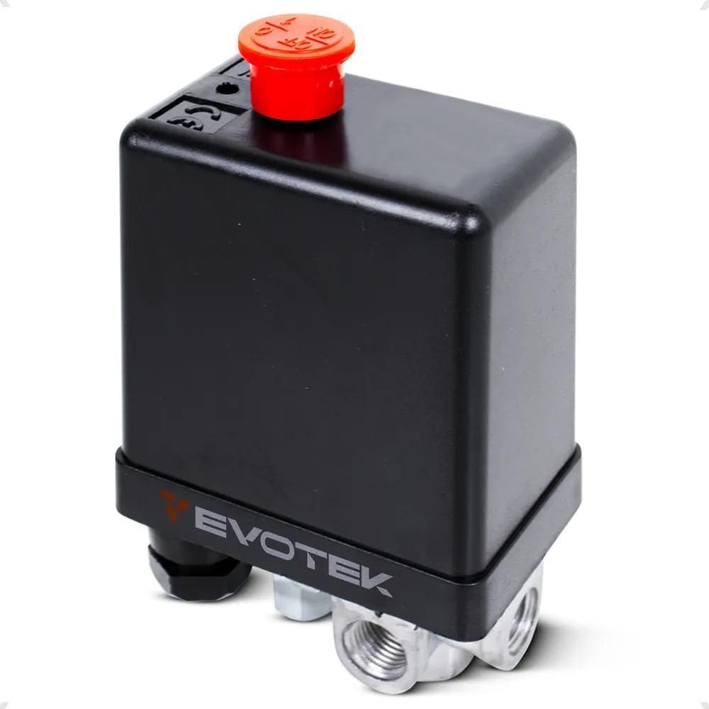 Pressostato Compressor Para Medir Baixa Pressão 4Vias 80/120