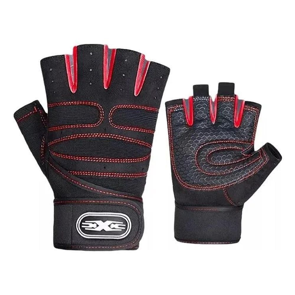 3X Luva Crossfit Musculação Bike Esporte Academia Premium