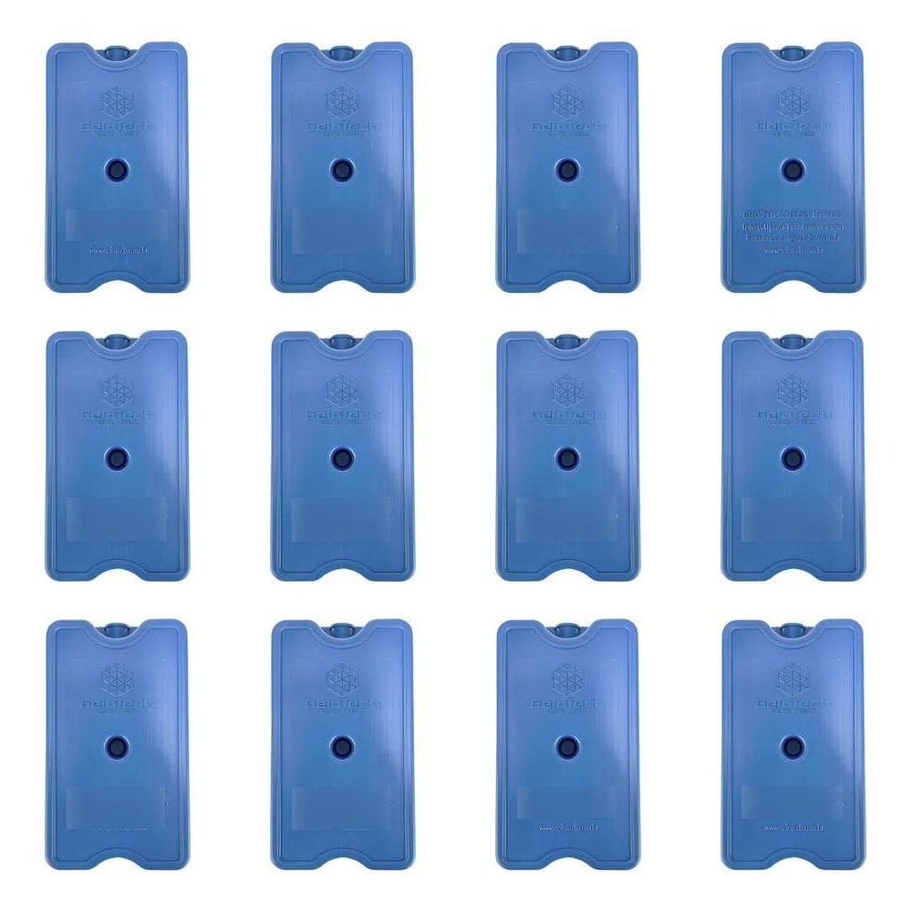 Gelo Artificial Reutilizável 12 Unid 500Ml Caixa Cooler