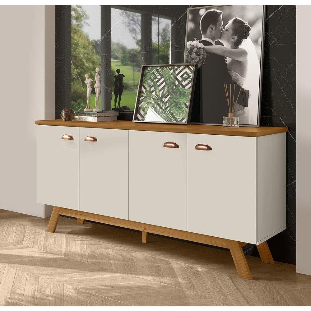 Buffet Atlanta Off White e Nature Tebarrot