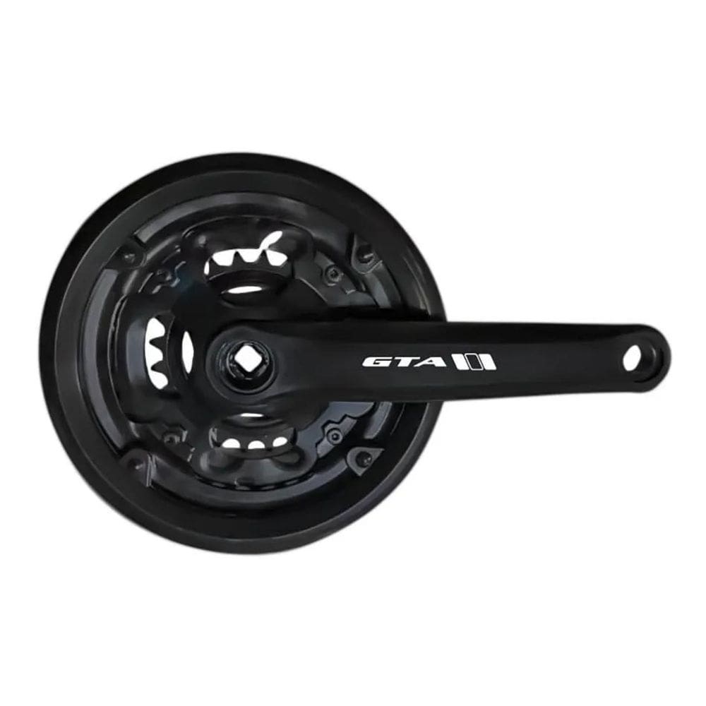 Pedivela Triplo Gta 24/34/42 Dentes Aço Preto Com Protetor