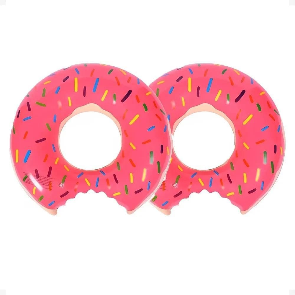 Kit 2 Boia Donuts Rosquinha Piscina Criança Adulto Grande 90
