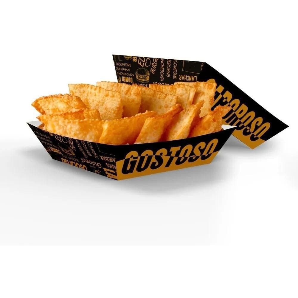 Embalagem Barca Canoa Multiuso Para Porções - 100 Unidades