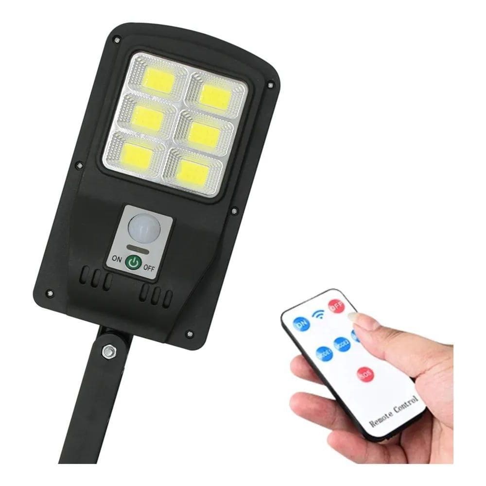 Luz Led Solar Iluminação Potente Holofote Fotocelula Top