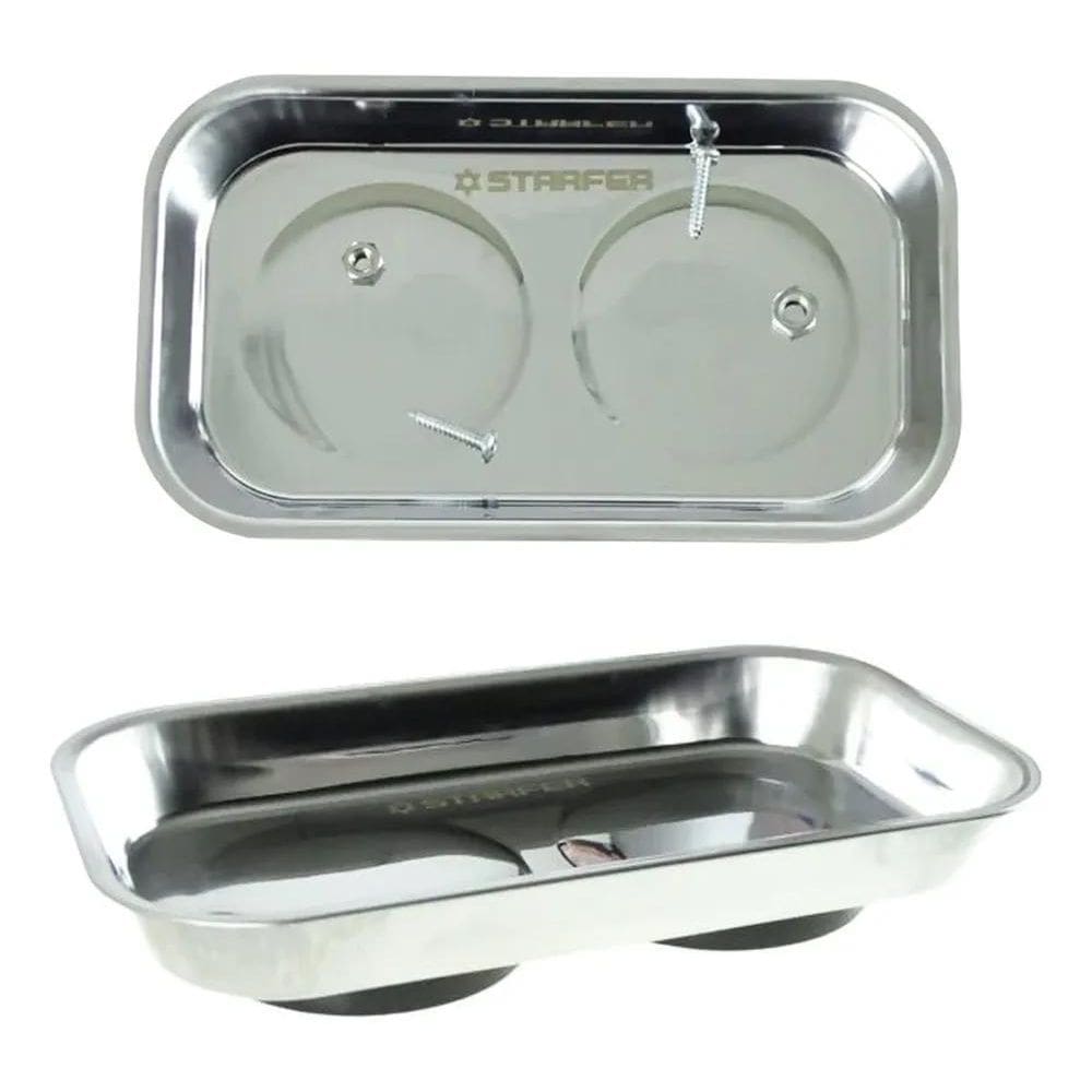 Bandeja Magnética Starfer 240X140Mm Para Peças Metálicas