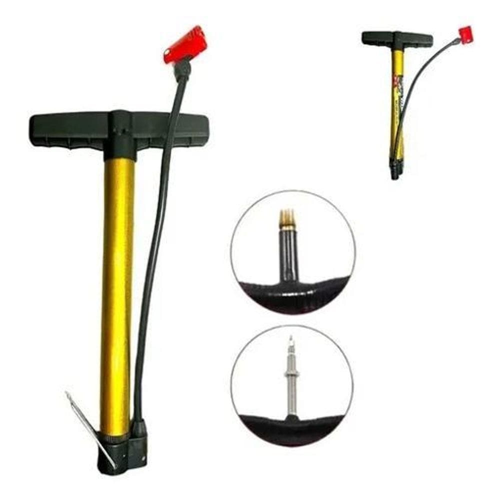 Bomba Ar Manual Pneus Carro Moto Bicicleta 160Psi Fertak