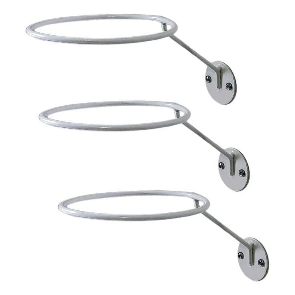 Bravo Esportes Kit 3 Suportes De Parede Para Bola De Futebol