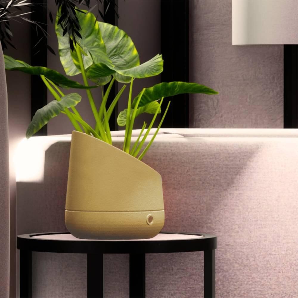 Vaso Brota Decor Copo Leit M 22x25 Areia - DEC-CMA-F01 - BROTA