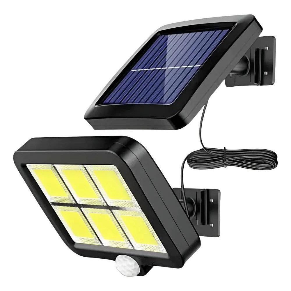 Poste Luz Solar Holofote Iluminação Potente Fotocélula Top