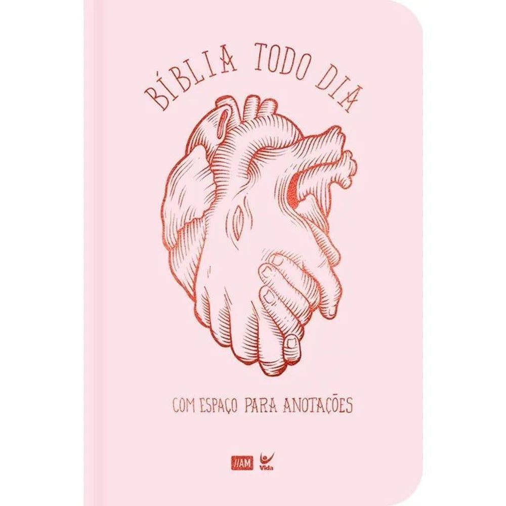Bíblia Devocional Todo Dia E Espaço Para Anotações Rosa Cora
