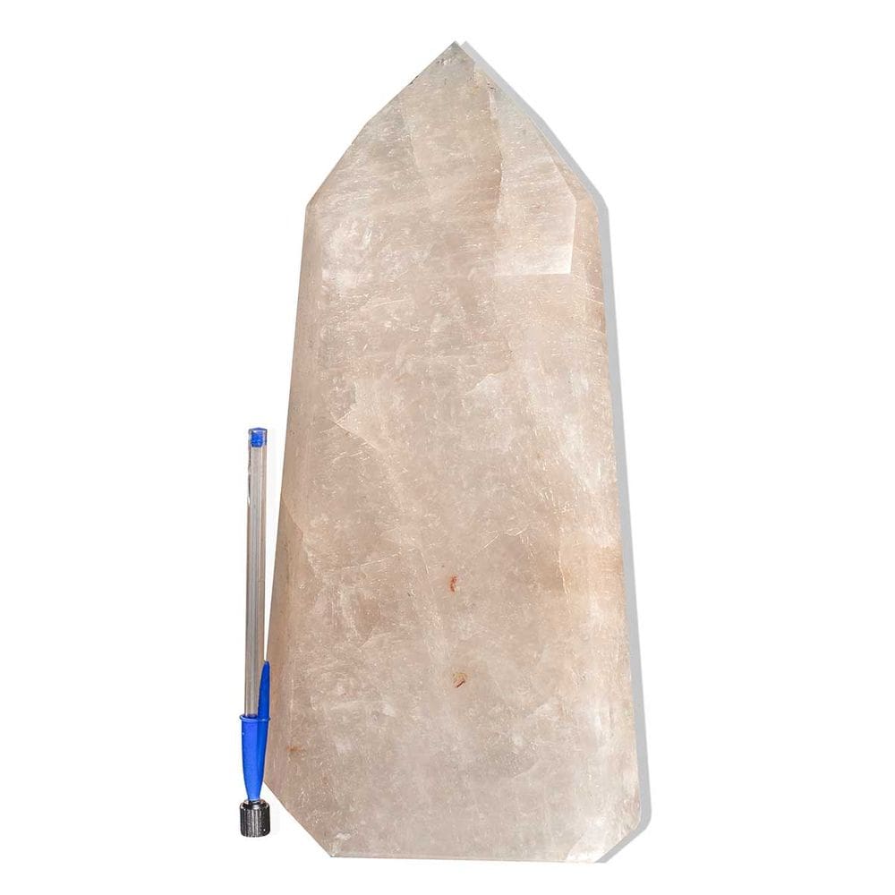 Ponta Quartzo Cristal Lapidado 4 a 6Kg 30 a 36cm Classe B