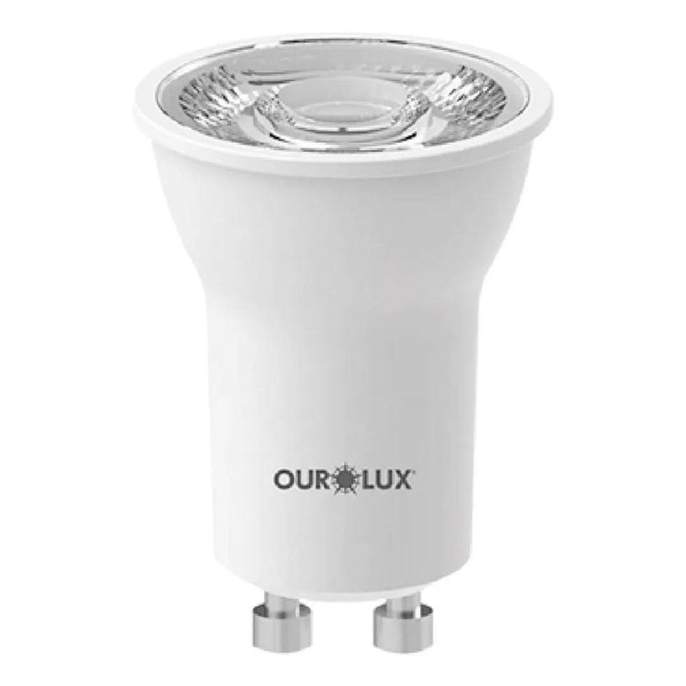 Lâmpada Superled Mr-11 Gu10 4W 2700K Luz Amarela Ourolux Biv