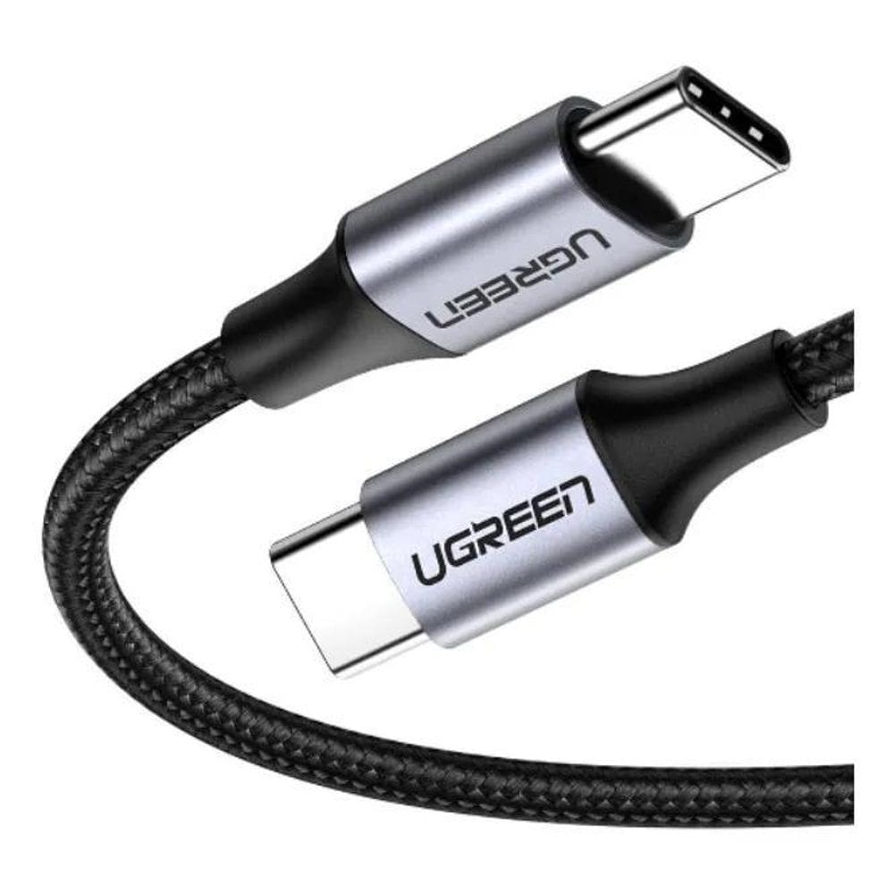 3X Cabo Turbo Pd Ugreen Duplo Usb-C 60W Fast Charge - 1 Metr