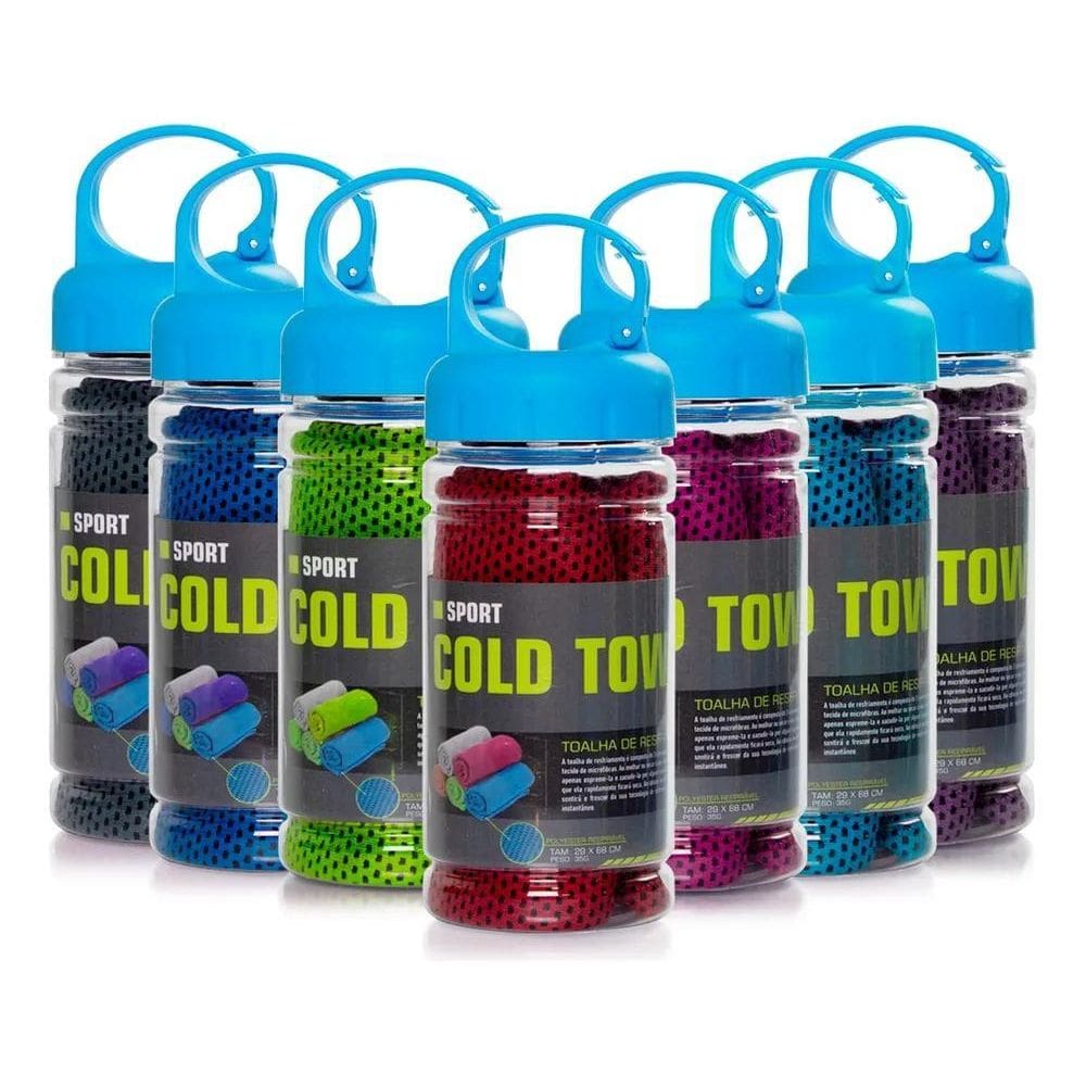 Kit 2 Toalha Microfibra Rosto Seca Rápido Academia Fitness