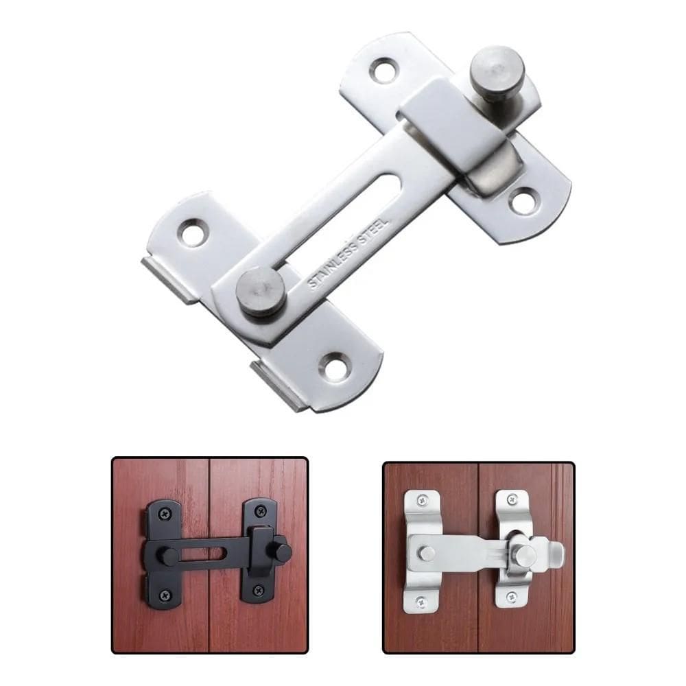 Trinco Tarjeta Ferrolho Porta Janela Armario Fechadura Aço