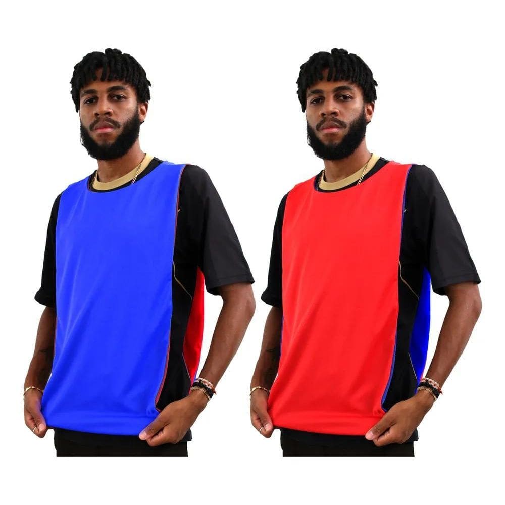 Coletes Kit Futebol Colete Jogo Com Face Dupla Treino 10 Pçs