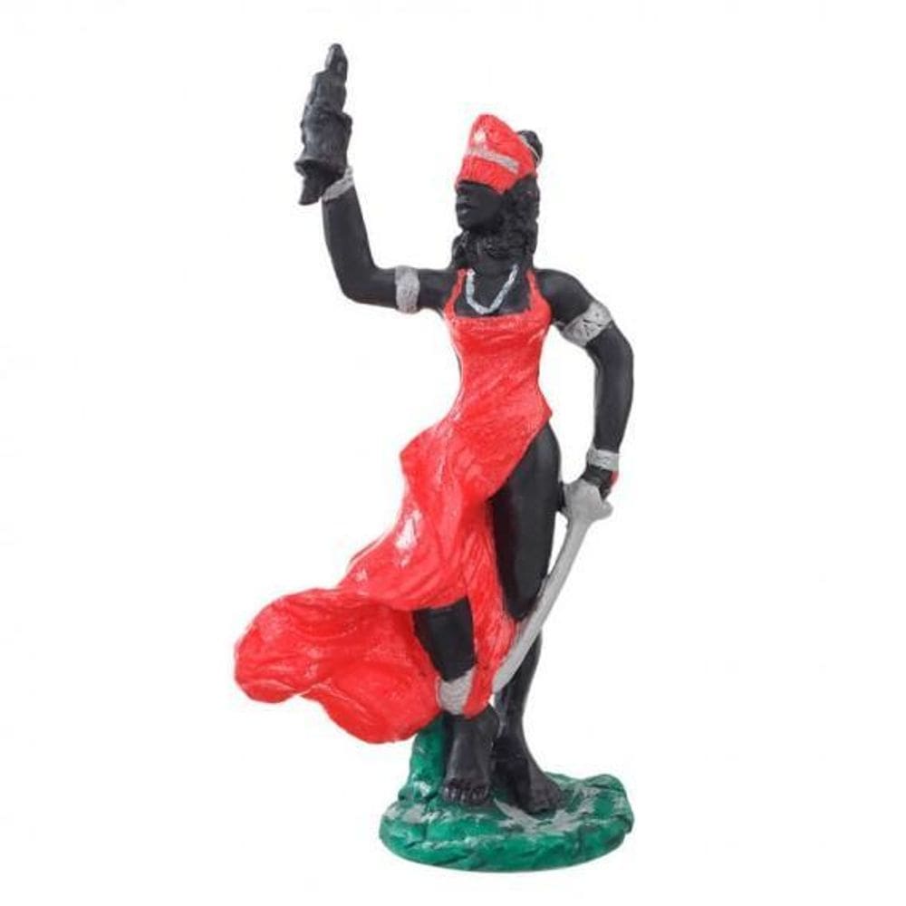 Escultura Orixá Ewá 17 Cm Em Resina