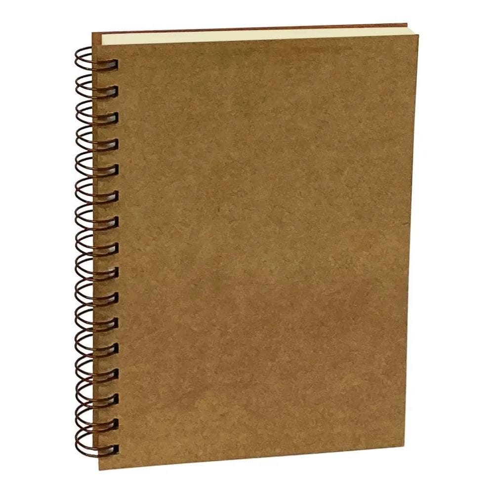 Caderno Miolo Color Liso A5 Capa Dura Wire-O 125 Fls 01 Unid