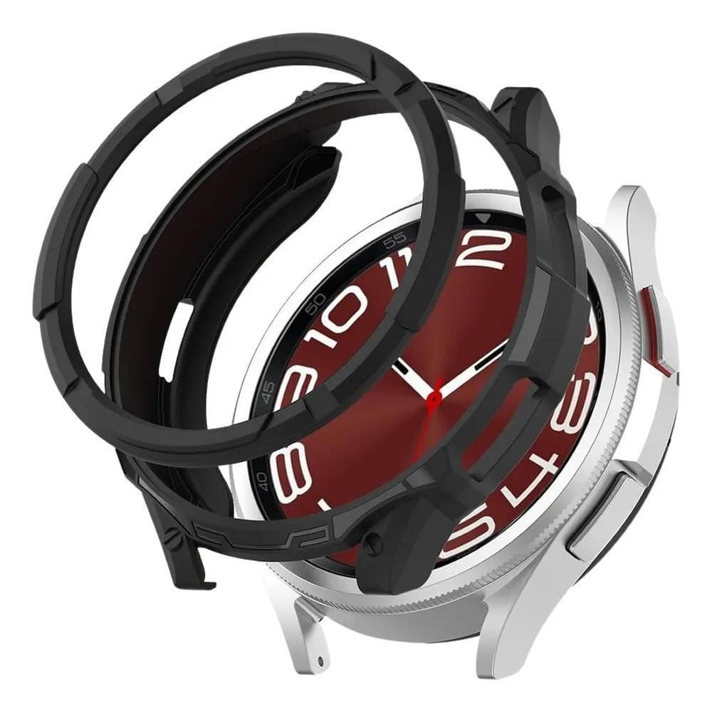 Kit Capa Protetora E Moldura Para Galaxy Watch6 Classic 47Mm