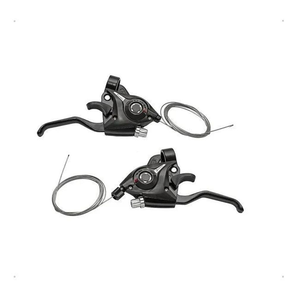 Alavanca Passador Trocador 21V Tipo Shimano Manete Alumínio