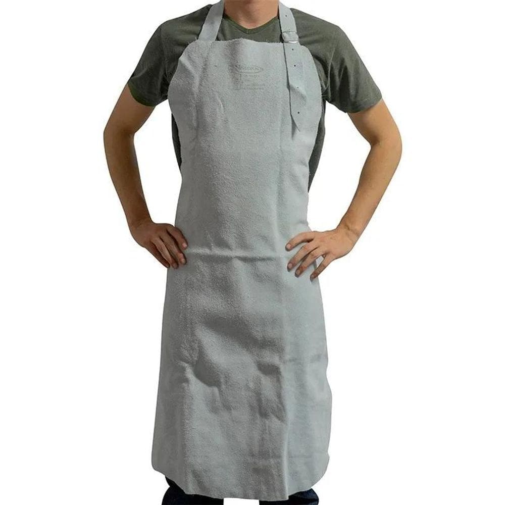 Avental Raspa 100X60 Couro Soldador Sem Emenda Valcan Cinza