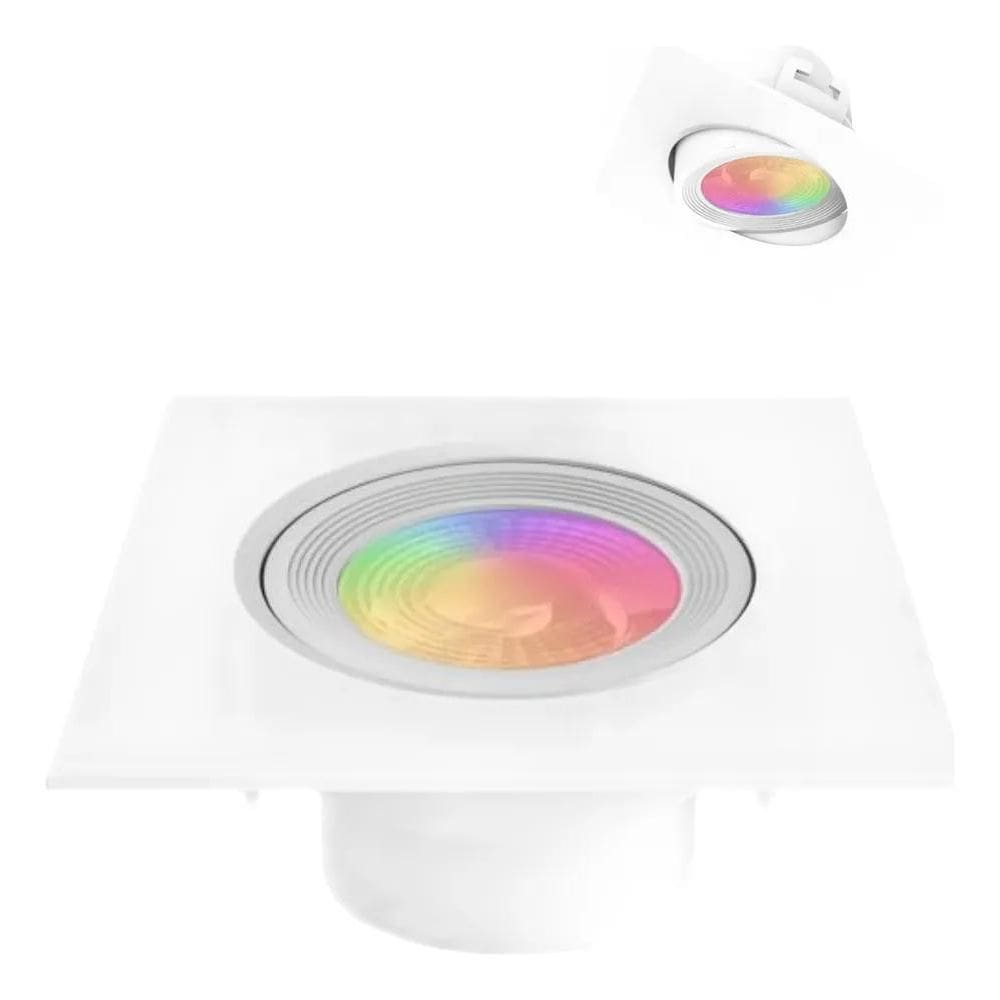 Lampada Spot Led Inteligente Dicroica Alexa Wifi Embutir