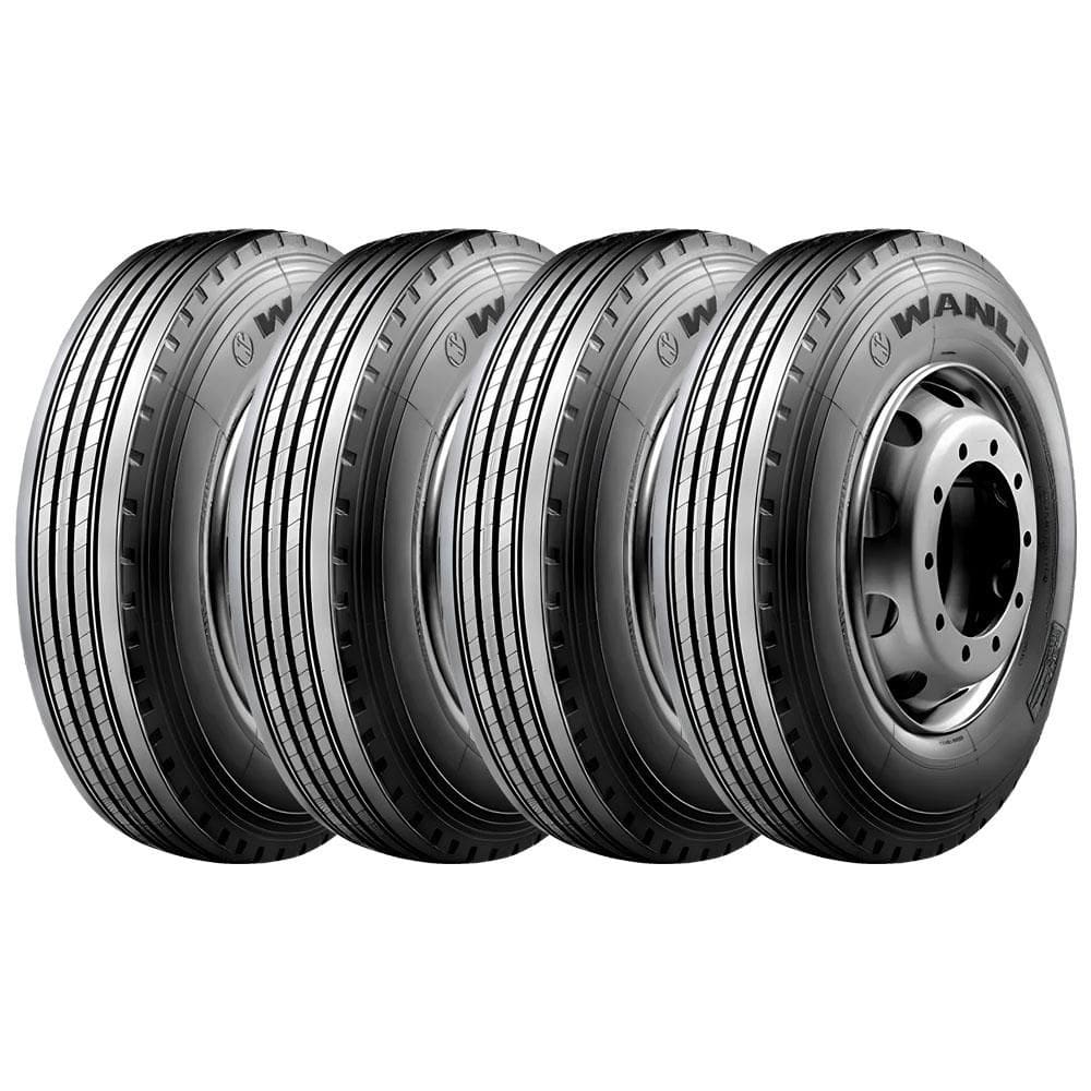 Pneu Wanli SAH01 215/75R17.5 Aro 17.5 133J 16 Lonas Kit4