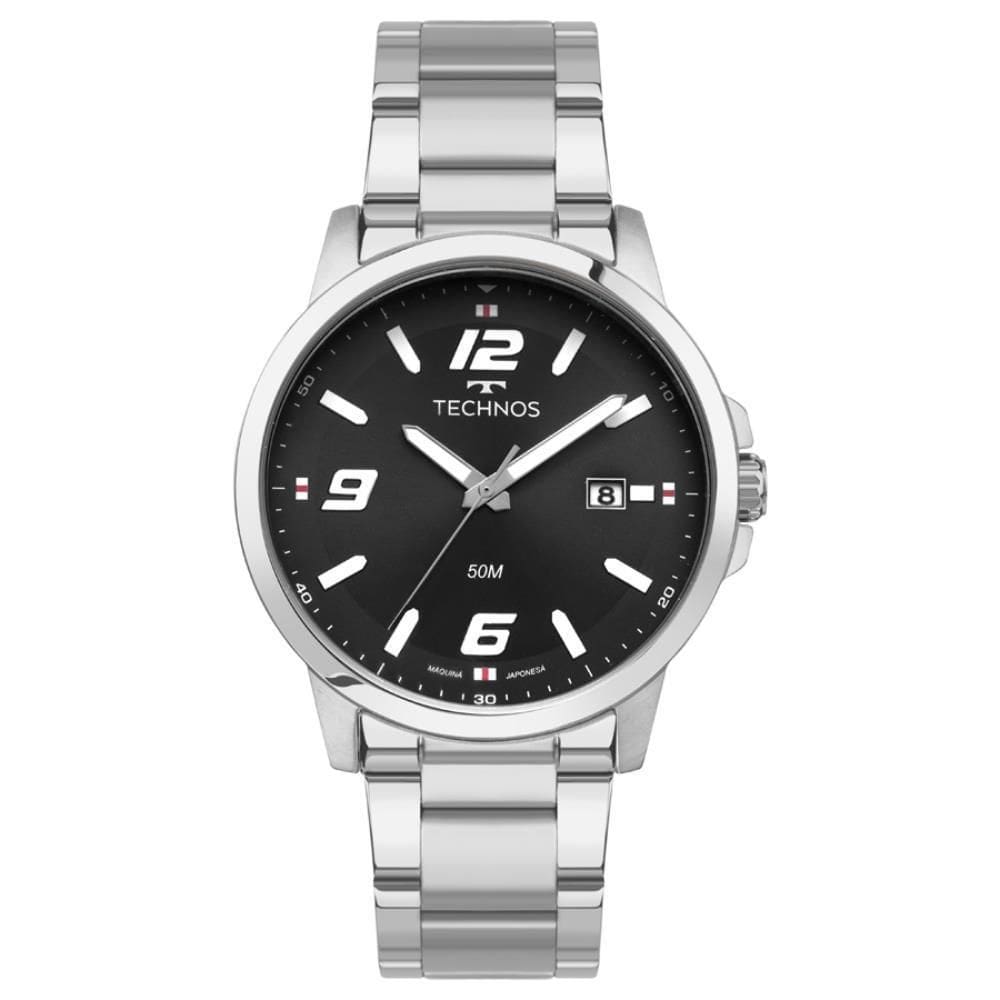 Relógio Technos Masculino Ref: 2315Lav/1P Racer Prateado