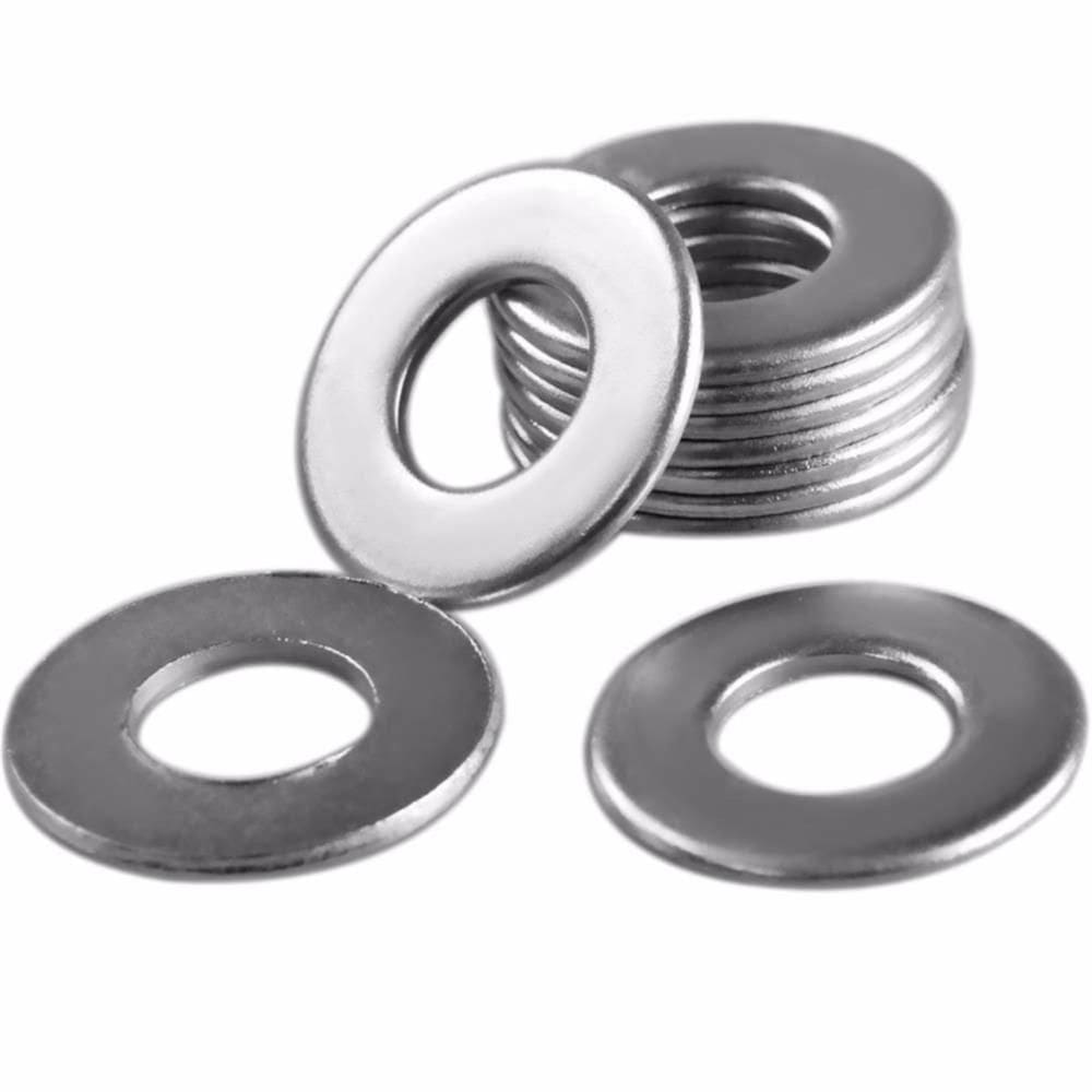 Arruela de Ferro Lisa 1/4”” 6,3mm com 200 Peças - ARU572 - FOXMIX