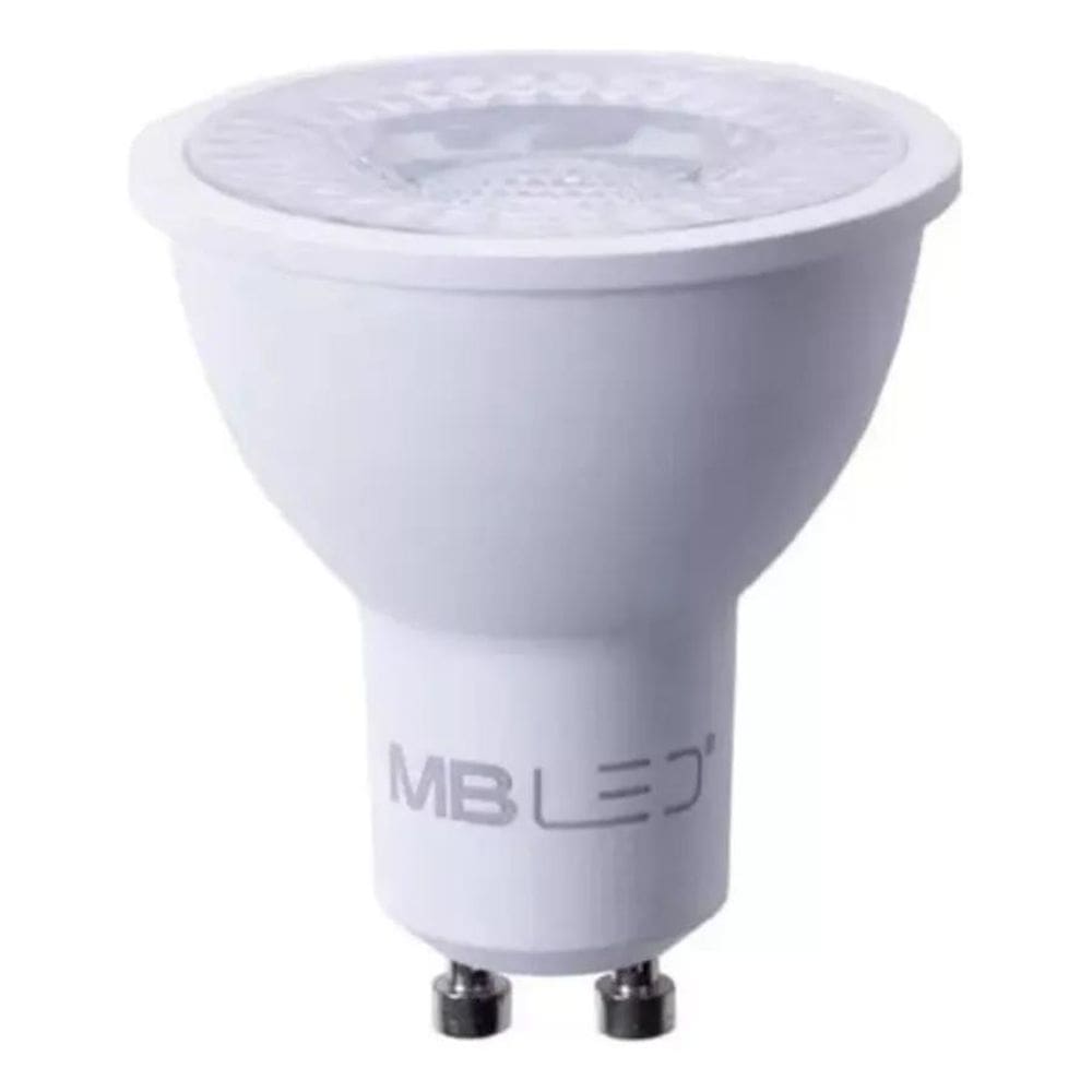 Lâmpada Led Dicróica Mr16 6W 6000K Luz Branco Frio Gu10 Grea